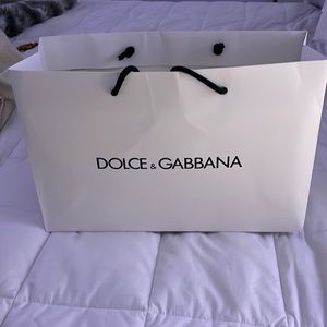 Small dolce and gabbana authentic shopping bag for shoes or clothes